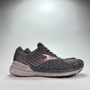 Brooks Adrenaline GTS 21 Wide Dark Gray Running Shoes 1203291D528 Women's Size 8